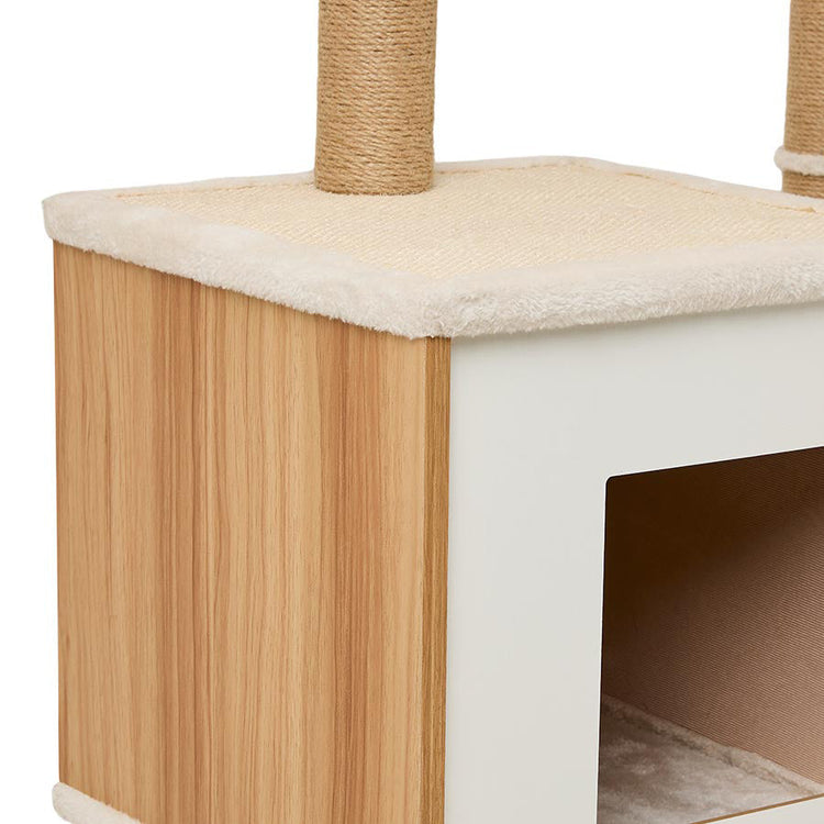 Coco Haven Cat Tower – Natural Multi-Level Scratching & Relaxing Centre