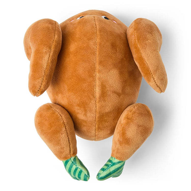 Christmas Turkey Plush Squeaky Dog Toy – Soft Holiday Pet Toy