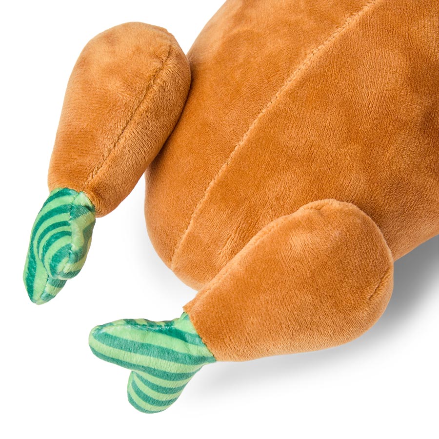 Christmas Turkey Plush Squeaky Dog Toy – Soft Holiday Pet Toy