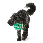 Plush Donut Squeaky Dog Toy – Soft & Fun Chew Toy for Pets