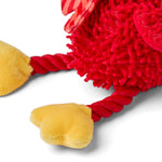 Christmas Turkey Tug Rope Squeaky Toy – Mini Dog Play Toy