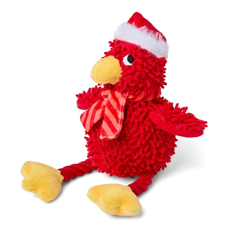 Christmas Turkey Tug Rope Squeaky Toy – Mini Dog Play Toy